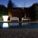 Pot Lumineux Vas One Light neutre Banc Roméo Serralunga JardinChic