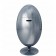 Receveur de tri sélectif Ovetto Gris Métallisé Habitare Art Design JardinChic 
