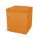 Pouf Quadrat 40x40x45cm Orange Vondom Jardinchic