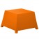 Pouf Raffy Orange Qui est Paul? Jardinchic