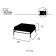 Dimensions Pouf Rivage Blanc Vlaemynck Jardinchic
