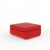 Pouf Ulm Rouge Vondom Jardinchic