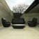 Canapé, Fauteuils et Table Basse Sabinas Noir Vondom Jardinchic