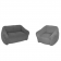 Salon de Jardin Moon Gris Fast JardinChic