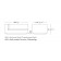 Schéma dimensions Module Droit Chaise Longue Vondom Jardinchic