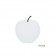 Pomme Déco Apple Format L Diamètre 53cm x H56cm Glossy White Pottery Pots Jardinchic