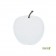 Pomme Déco Apple Format XL Diamètre 64cm x H68cm Glossy White Pottery Pots Jardinchic