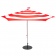 Parasol Stripesol Rouge Rayé Blanc Fatboy Jardinchic