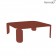 Table Basse Carrée Bebop H29cm Ocre Rouge Fermob Jardinchic