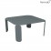 Table Basse Carrée Bebop H42cm Gris Orage Fermob Jardinchic