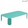 Table Basse Rectangulaire Bebop H29cm Bleu Lagune Fermob Jardinchic