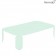 Table Basse Rectangulaire Bebop H29cm Menthe Glaciale Fermob Jardinchic