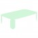Table Basse Rectangulaire Bebop H29cm Vert Opaline Fermob Jardinchic