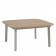 Table Basse Plateau Teck Shine Tourterelle Emu JardinChic