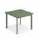 Table carrée Star 90cm Vert Foncé Emu JardinChic