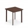 Table carrée Star 70cm Corten Emu JardinChic