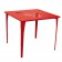 Table Carrée Pattern Rouge Ecarlate Emu Jardinchic