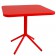 Table Carrée Grace H74cm Rouge Ecarlate Emu Jardinchic