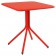 Table Carrée Pliable 70cm Yard Rouge Ecarlate Emu JardinChic