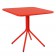 Table Carrée Pliable 80cm Yard Rouge Ecarlate Emu JardinChic