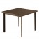 Table carrée Star 90cm Marron d'Inde Emu JardinChic