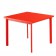 Table carrée Star 90cm Rouge Ecarlate Emu JardinChic