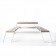 Table Fuse Picknick Piétement Peint Blanc Vonk Jardinchic