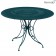 Table de repas 1900 Ø117cm Bleu Acapulco Fermob Jardinchic