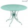 Table de repas 1900 Ø117cm Bleu Lagune Fermob Jardinchic