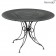 Table de repas 1900 Ø117cm Carbone Fermob Jardinchic