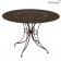 Table de repas 1900 Ø117cm Rouille Fermob Jardinchic