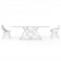 Table de Repas Faz Blanc Vondom Jardinchic