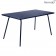 Table Luxembourg 143x80cm Bleu Abysse Fermob Jardinchic