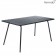 Table Luxembourg 143x80cm Carbone Fermob Jardinchic