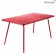 Table Luxembourg 143x80cm Coquelicot Fermob Jardinchic