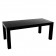 Table De Repas Jut 180cm Noir Vondom Jardinchic