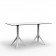 Table Double Avec Plateau HPL Blanc / Pieds Blanc Mari-Sol Vondom JardinChic