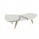 Table Du Huit blanc ouverte Isidore JardinChic