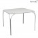 Table Kintbury 100x100cm Gris Métal Fermob Jardinchic