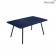 Table Luxembourg 165x100cm Bleu Abysse Fermob Jardinchic