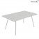 Table Luxembourg 165x100cm Gris Métal Fermob Jardinchic