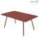 Table Luxembourg 165x100cm Ocre Rouge Fermob Jardinchic