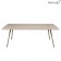 Table Luxembourg 207x100cm Muscade Fermob Jardinchic
