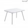 Table Luxembourg Kid Blanc Coton Fermob Jardinchic