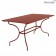 Table Manosque ocre Rouge Fermob Jardinchic