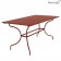 Table Manosque ocre Rouge Fermob Jardinchic