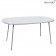 Table Ovale Lorette Blanc Coton Fermob Jardinchic