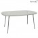 Table Ovale Lorette Gris Métal Fermob Jardinchic