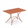 Table rectangulaire pliable Pigalle Rouge Erable Emu Jardinchic