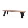 Table Pontsun Structure En Bois H.O.T. & Pieds En Acier Laqué Noir Extremis JardinChic